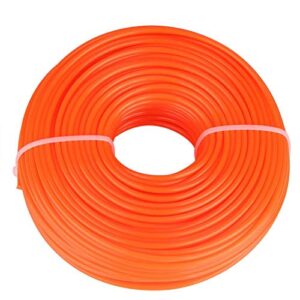 trimmer line, 3mm heavy duty nylon round string petrol trimmer cord wire for grass cutter(50m, 100m, 120m) (50n)