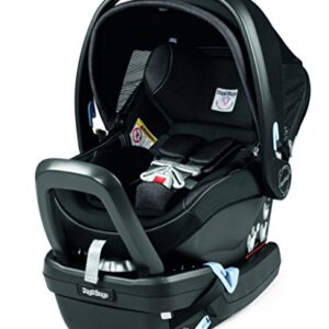 Peg Perego Ypsi Travel System - Includes Ypsi Lightweight Reversible Stroller and Primo Viaggio 4-35 Nido Infant Car Seat - Made in Italy - Onyx (Black)