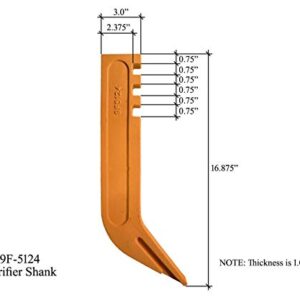 2 - Scarifier Shanks, Fits Most Caterpillar Motor Gaders- 9F-5124, 195-7218