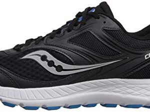 Saucony Men's Versafoam Cohesion 12 Road Running Shoe black/blue, 12 M US