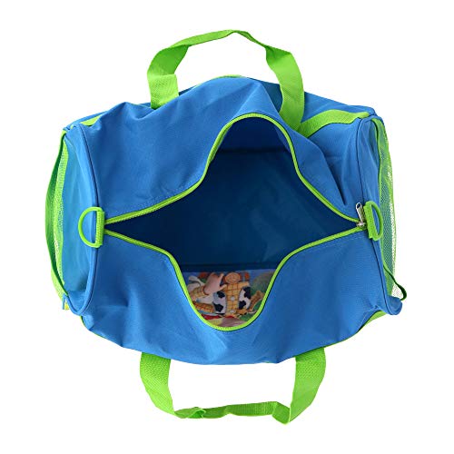 Boys Toy Story 18" Blue/Green Duffel Bag Standard