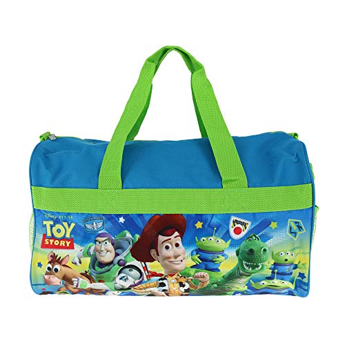 Boys Toy Story 18" Blue/Green Duffel Bag Standard