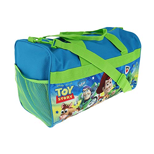 Boys Toy Story 18" Blue/Green Duffel Bag Standard