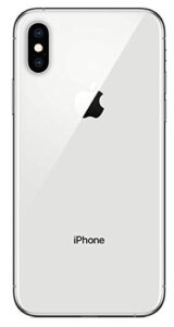apple iphone xs, us version, 256gb, silver - unlocked (renewed)
