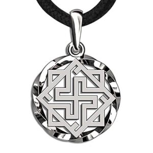 925 sterling silver viking valkyrie necklace - nordic scandinavian pendant - ancient warrior symbol protection amulet - wiccan norse mythology jewelry for men women - handmade