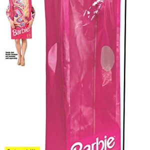 Rasta Imposta Barbie Box Accessory Only for Your Halloween Costume, Pink, Women’s, Adult, One Size