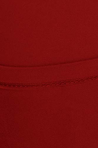 Leggings Depot Womens High Waist Legging - Pants with Buttery Soft 1 Inch Waistband, Tango Red (One Size Plus)