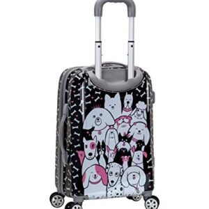 Rockland Vision Hardside Spinner Wheel Luggage, Assorted/Multicolor, Carry-On 20-Inch