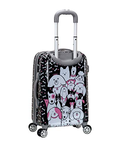 Rockland Vision Hardside Spinner Wheel Luggage, Assorted/Multicolor, Carry-On 20-Inch