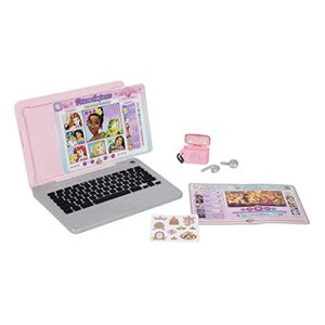 Disney Princess Style Collection Laptop with Phrases, Sound Effects & Music! Girls Toy Pretend Laptop