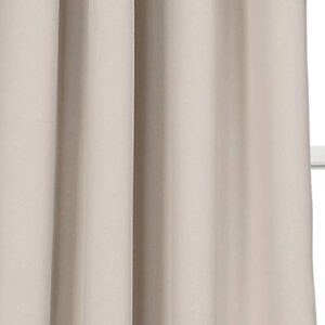 Lush Decor Insulated Grommet Blackout Curtains Panel Pair, 52"W x 108"L, Wheat