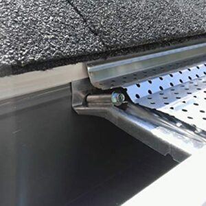 A-M Gutter Guard - Aluminum 5" (50 Feet, Mill Finish)