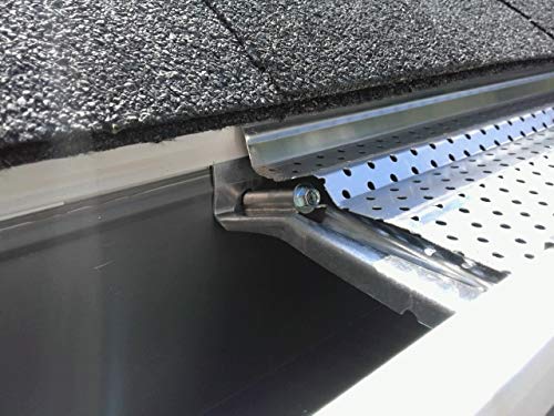 A-M Gutter Guard - Aluminum 5" (50 Feet, Mill Finish)