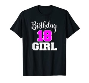 birthday shirt for 18 year old birthday girls