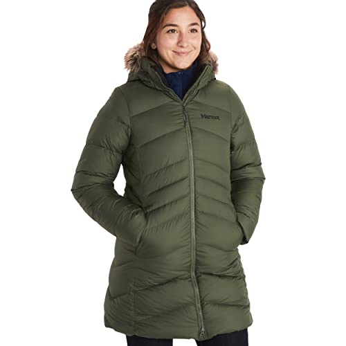 MARMOT Women’s Montreal Puffer Coat | Down-Insulated, Water-Resistant, Crocodile, Large