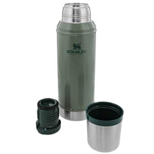 Stanley Classic Vacuum Insulated Wide Mouth Bottle - BPA-Free 18/8 Stainless Steel Thermos for Cold & Hot Beverages – Keeps Liquid Hot or Cold for Up to 24 Hours