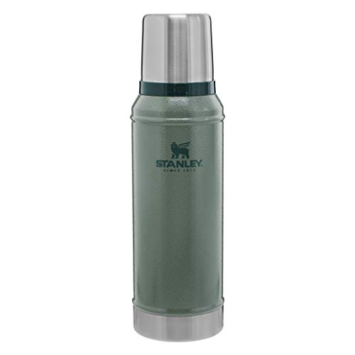 Stanley Classic Vacuum Insulated Wide Mouth Bottle - BPA-Free 18/8 Stainless Steel Thermos for Cold & Hot Beverages – Keeps Liquid Hot or Cold for Up to 24 Hours