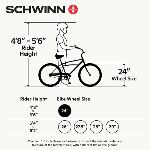 Schwinn Predator Team 24 Freestyle BMX Bike, Throwback 1983 Design, Single-Speed Drivetrain, Hi-Ten Steel Frame, Rattrap Pedals, Front and Rear Caliper Brakes, 24-Inch Gum Wall Tires, Chrome