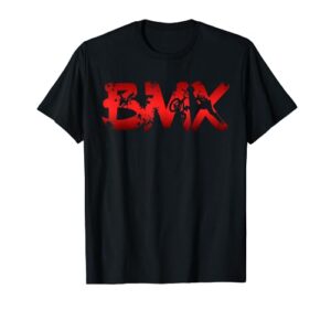 distressed bmx shirt for men women kids & bike riders t-shirt
