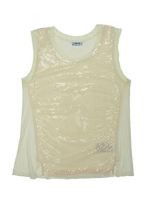 mayoral 28-06066-052 - sequins tank top for girls 18 years champagne
