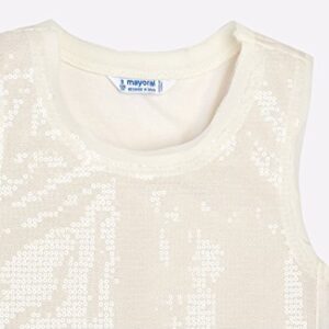 Mayoral 28-06066-052 - Sequins Tank top for Girls 18 Years Champagne