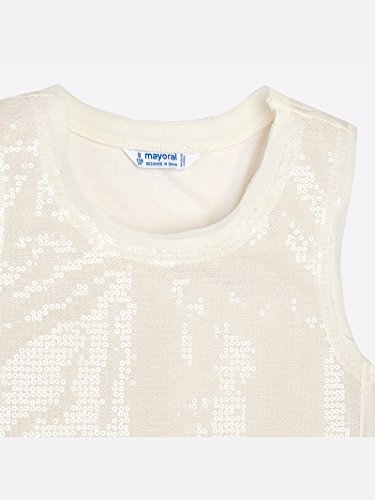 Mayoral 28-06066-052 - Sequins Tank top for Girls 18 Years Champagne