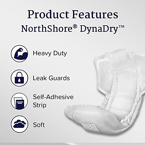 NorthShore DynaDry Supreme Liners, X-Large, Pack/28