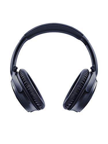 Bose QuietComfort 35 (Series II) Wireless Headphones, Noise Cancelling, with Alexa voice control – Triple Midnight (Renewed)