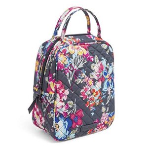 Vera Bradley Women's Cotton Lunch Bunch Lunch Bag, Pretty Posies, One Size