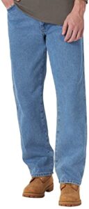 rustler mens classic regular fit jeans, stonewash, 36w x 32l us