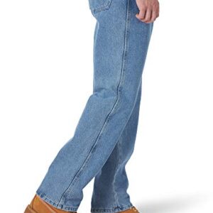 Rustler mens Classic Regular Fit Jeans, Stonewash, 36W x 32L US