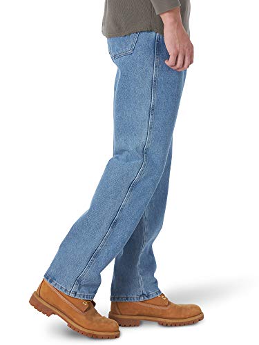 Rustler mens Classic Regular Fit Jeans, Stonewash, 36W x 32L US