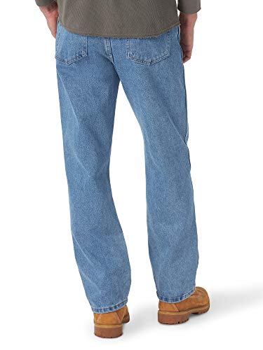 Rustler mens Classic Regular Fit Jeans, Stonewash, 36W x 32L US