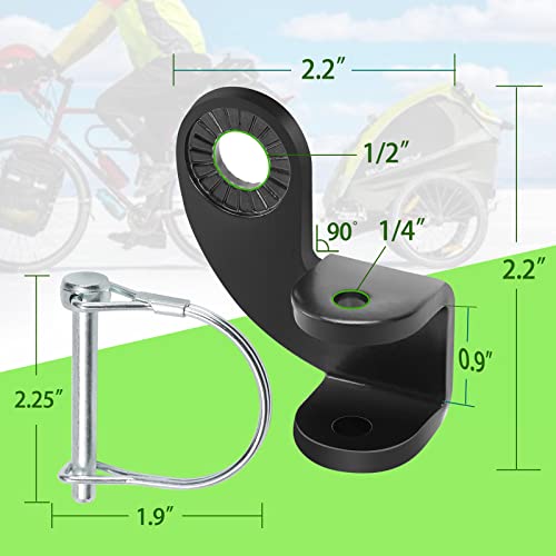 MOFEEZ Bike Trailer Hitch Coupler Attachment for Burley Bicycle Trailers (12.2mm)