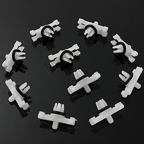 AutoE 10Pcs Top Roof Rain Gutter Moulding Trims Fastener Clips For BMW E46 1998-2014 51138204858 51134501967