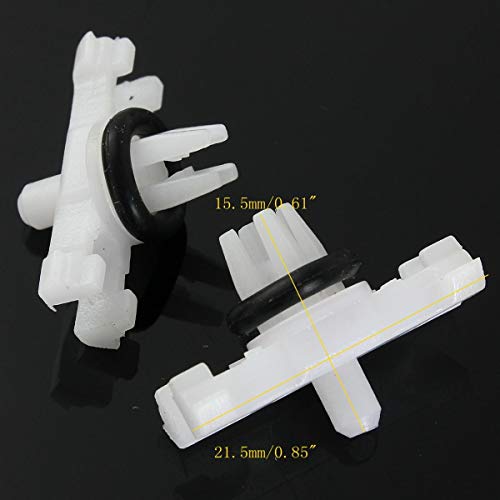 AutoE 10Pcs Top Roof Rain Gutter Moulding Trims Fastener Clips For BMW E46 1998-2014 51138204858 51134501967