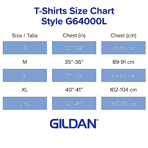 Gildan Women's Softstyle Cotton T-Shirt, Style G64000L, Multipack, Black (2-Pack), Large