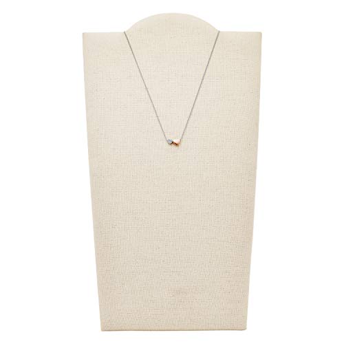 Fossil Women's Silver-Tone Necklace, Color: Silver (Model: JF03097998)