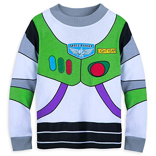 Disney Buzz Lightyear Costume PJ PALS for Boys, Size 5 Multicolored