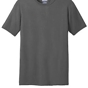 Gildan Men's Moisture Wicking Polyester Performance T-Shirt, 2-Pack, Charcoal, Medium