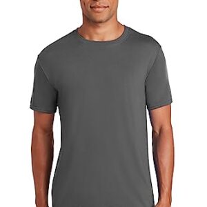 Gildan Men's Moisture Wicking Polyester Performance T-Shirt, 2-Pack, Charcoal, Medium