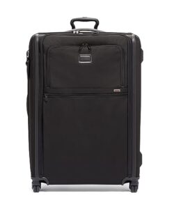 tumi alpha 3 extended trip expandable 4-wheeled packing case suitcase - great for extended travel of shared packing - rolling luggage for men and women - black