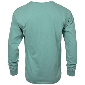 Comfort Colors Men's Adult Long Sleeve Tee, Style 6014, Seafoam, Medium