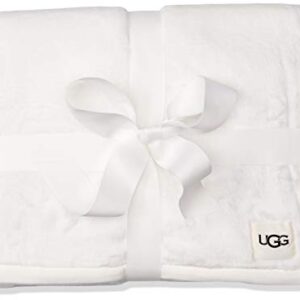 UGG Unisex-Adult Duffield Throw Ii Wearable Blanket, Cream, One Size US