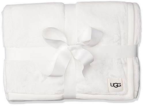 UGG Unisex-Adult Duffield Throw Ii Wearable Blanket, Cream, One Size US