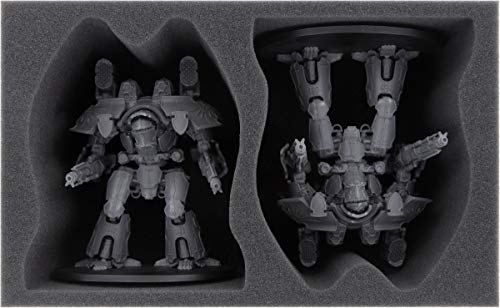 Feldherr Foam Tray Set Compatible with Adeptus Titanicus: Grand Master Edition Board Game Box