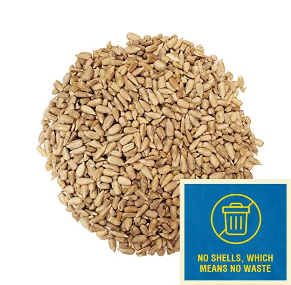 Sunflower Coarse Kernels Hearts No Waste No Mess Bird Seed (50 Pounds)