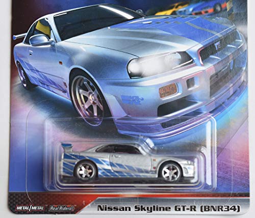 HOT Wheels Fast & Furious Premium Fast Imports, Silver Nissan Skyline GT-R 1/5