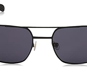 Fossil Men's Male Sunglass Style FOS 2088/S Rectangular, Matte Black, 59mm, 19mm