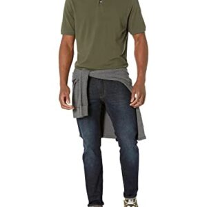 Amazon Essentials Men's Regular-Fit Cotton Pique Polo Shirt (Available in Big & Tall), Olive, X-Large